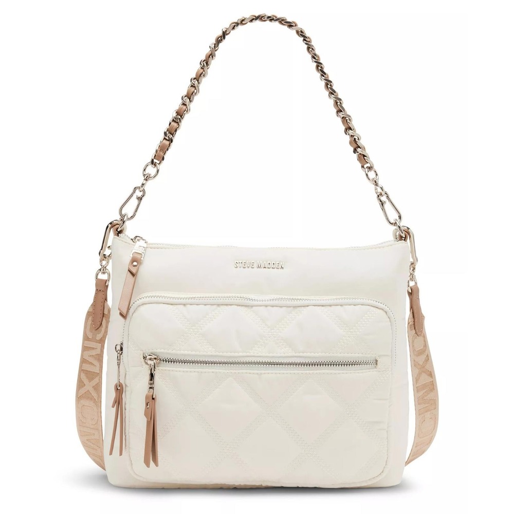 Steve Madden Forrest Nylon Quilted North South Crossbody